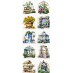 Garden Scene Large Stickers 10's